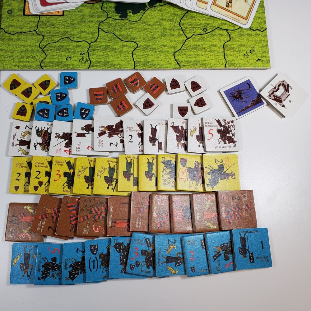 Fuedo Board Game Medieval England Strategy Z-Man Zugames ZMG 7014 Complete - Picture 5 of 9